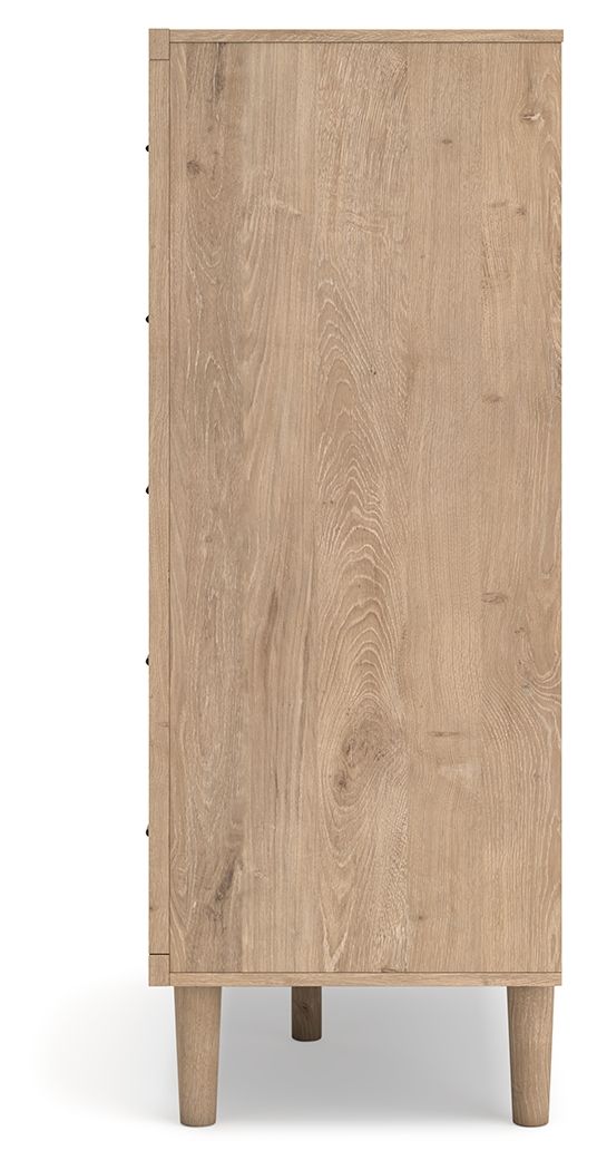 Cielden - Two - Tone - Five Drawer Wide Chest - Hornell Furniture Outlet