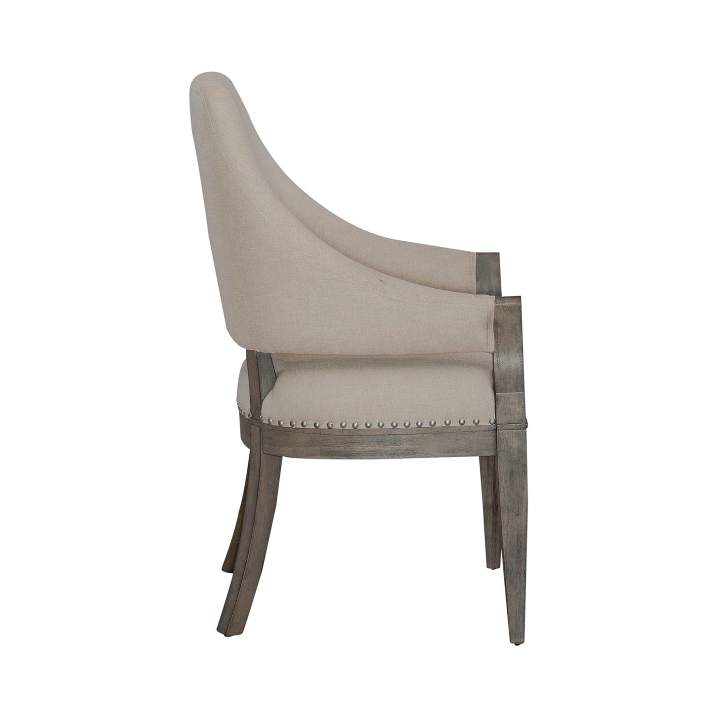 Westfield - Upholstered Arm Chair (RTA) - Light Brown - Hornell Furniture Outlet