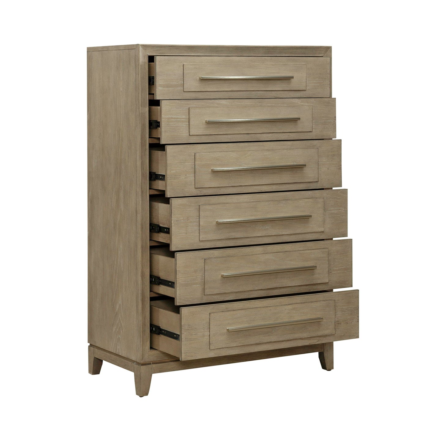 Brentwood - 6 Drawer Chest - Sandstone - Hornell Furniture Outlet