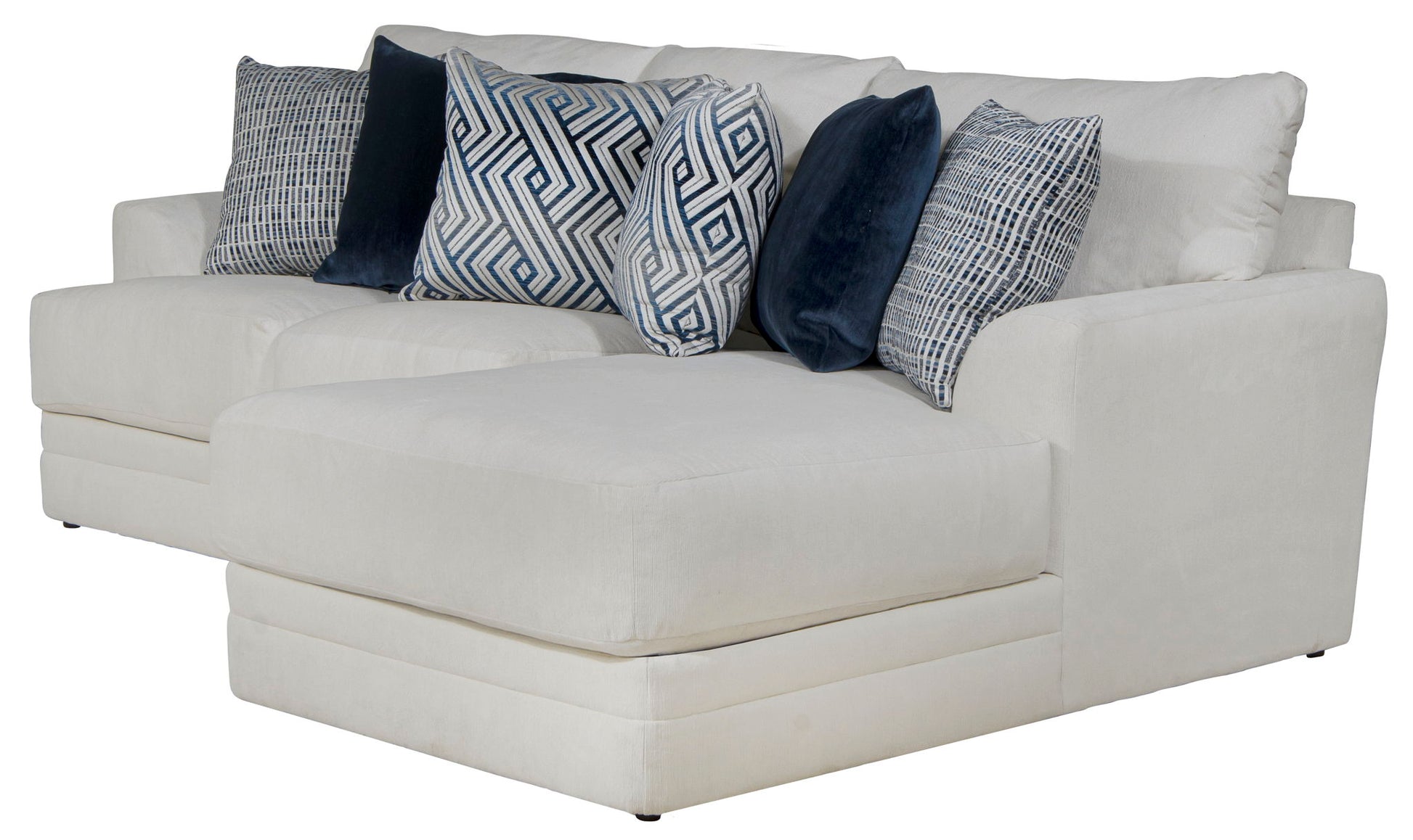 Polaris - Sectional With Comfort Coil Seating And Accent Pillows Included - Hornell Furniture Outlet