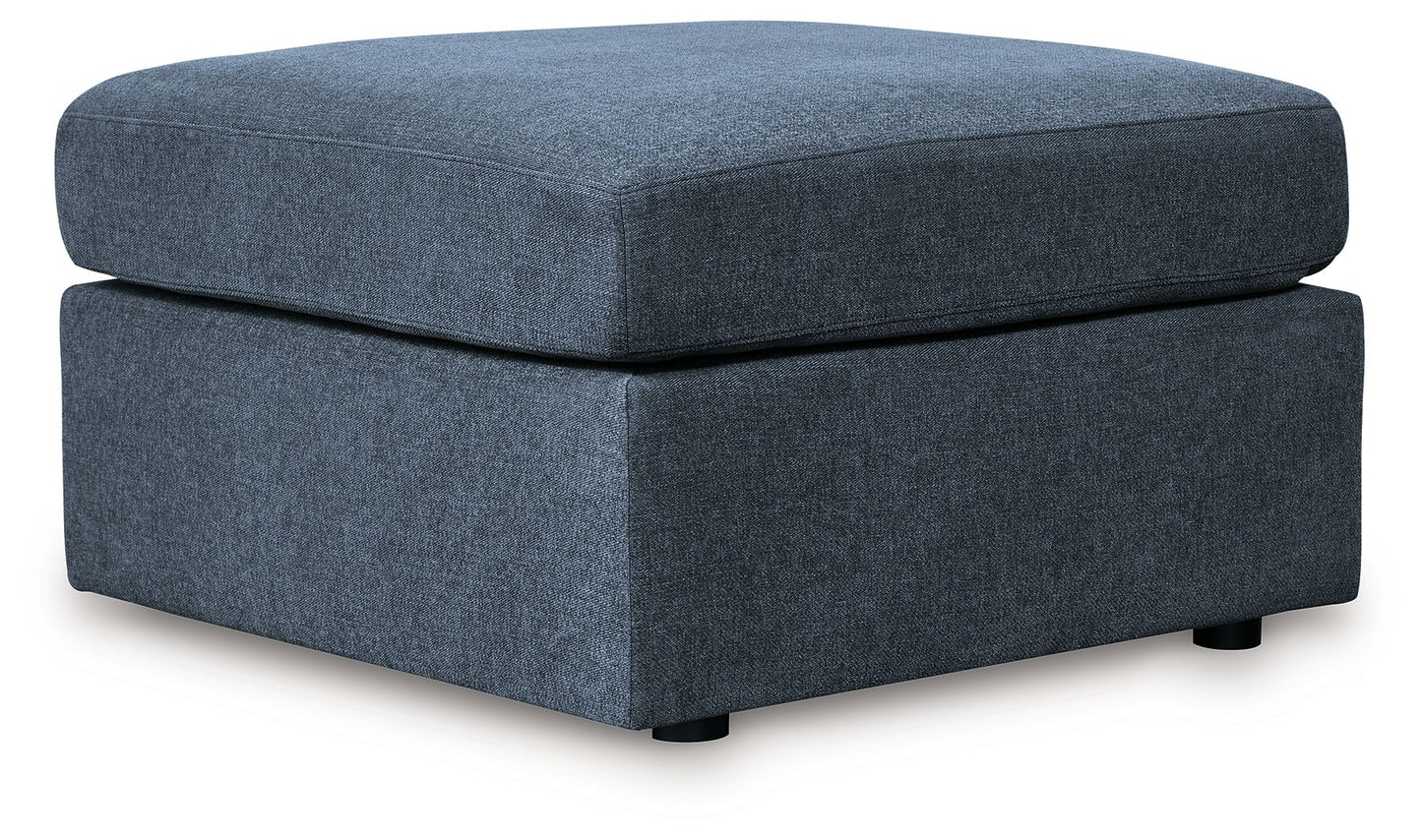 Modmax - Ink - Oversized Accent Ottoman - Fabric - Hornell Furniture Outlet