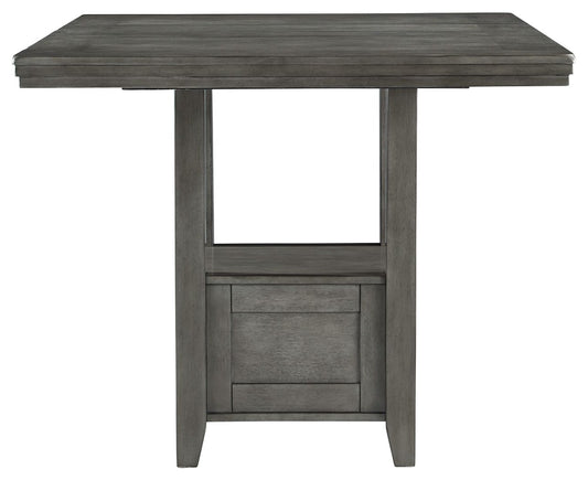 Hallanden - Gray - Rectangular Dining Room Counter Extension Table - Hornell Furniture Outlet