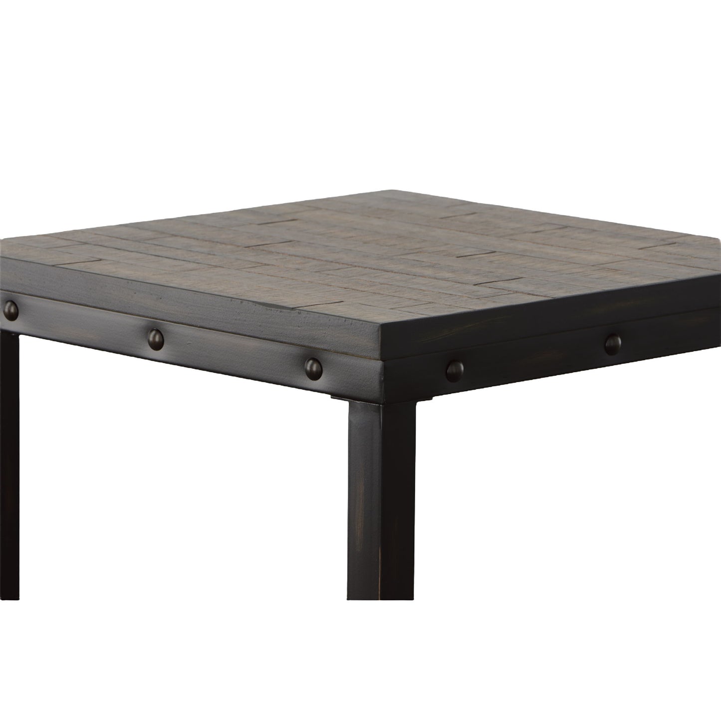Ambrose - Square End Table - Brown - Hornell Furniture Outlet