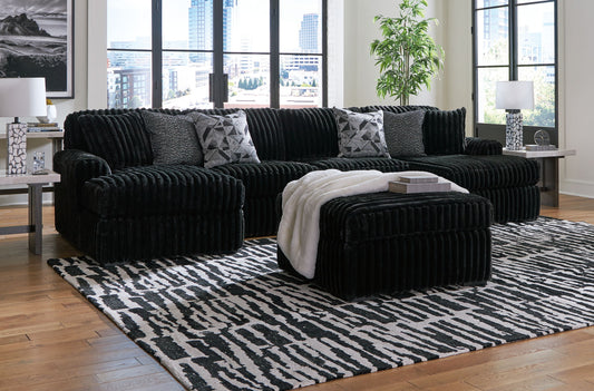 Midnight - Madness - Sectional Set - Hornell Furniture Outlet