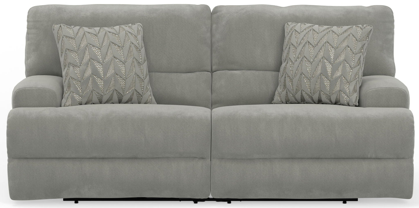 Renaldo - Power Sofa With Zero Gravity Recline - Stone - Hornell Furniture Outlet