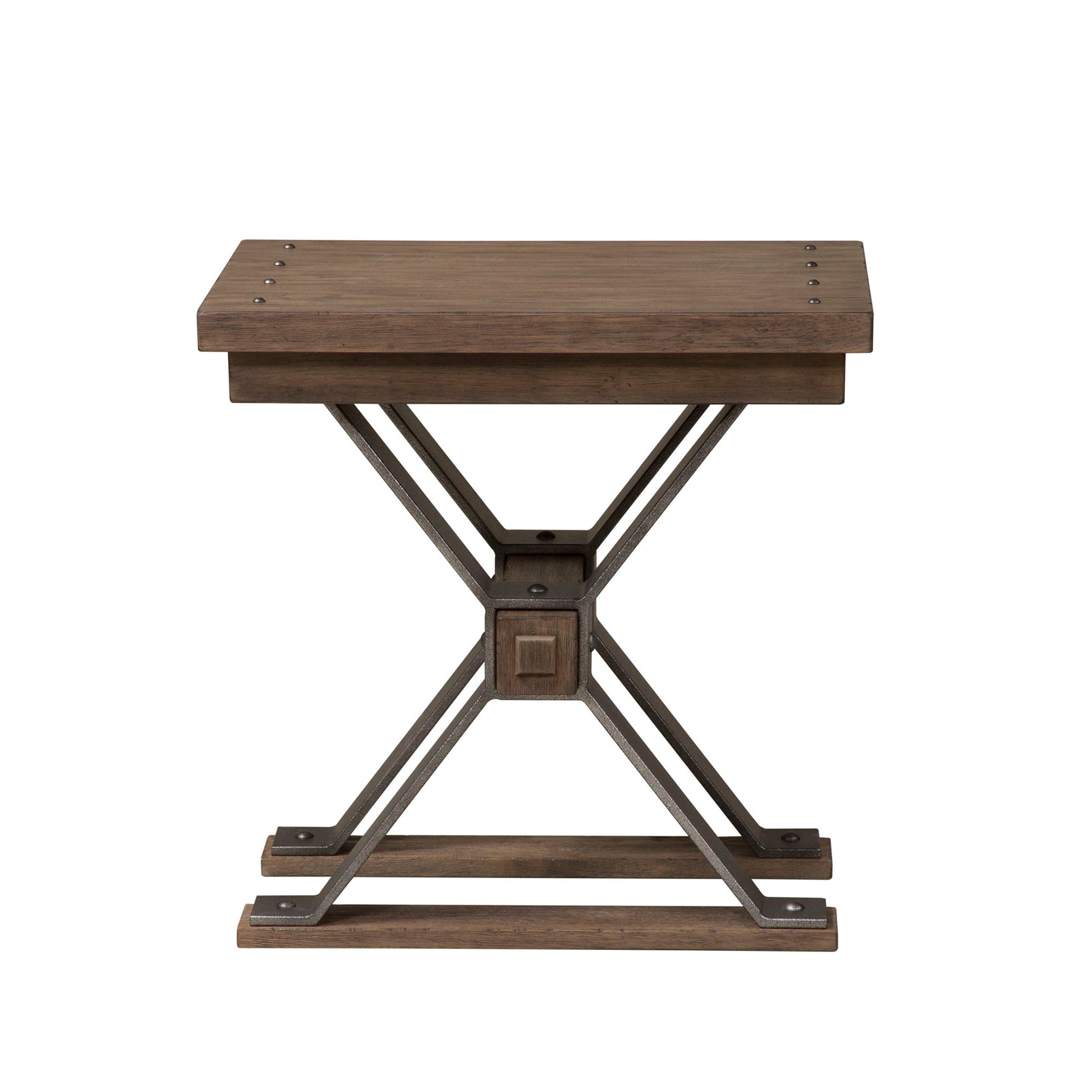 Sonoma Road - Chair Side Table - Light Brown - Hornell Furniture Outlet
