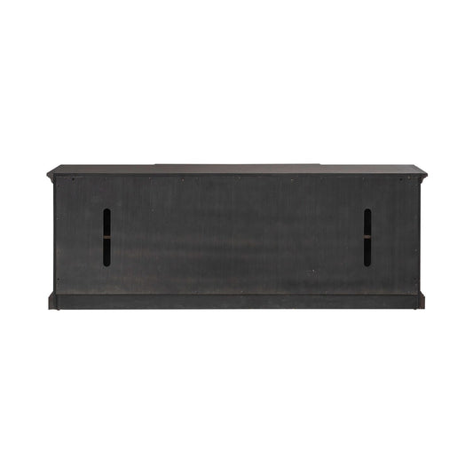 Paradise Valley - 78" Entertainment Console - Dark Brown - Hornell Furniture Outlet