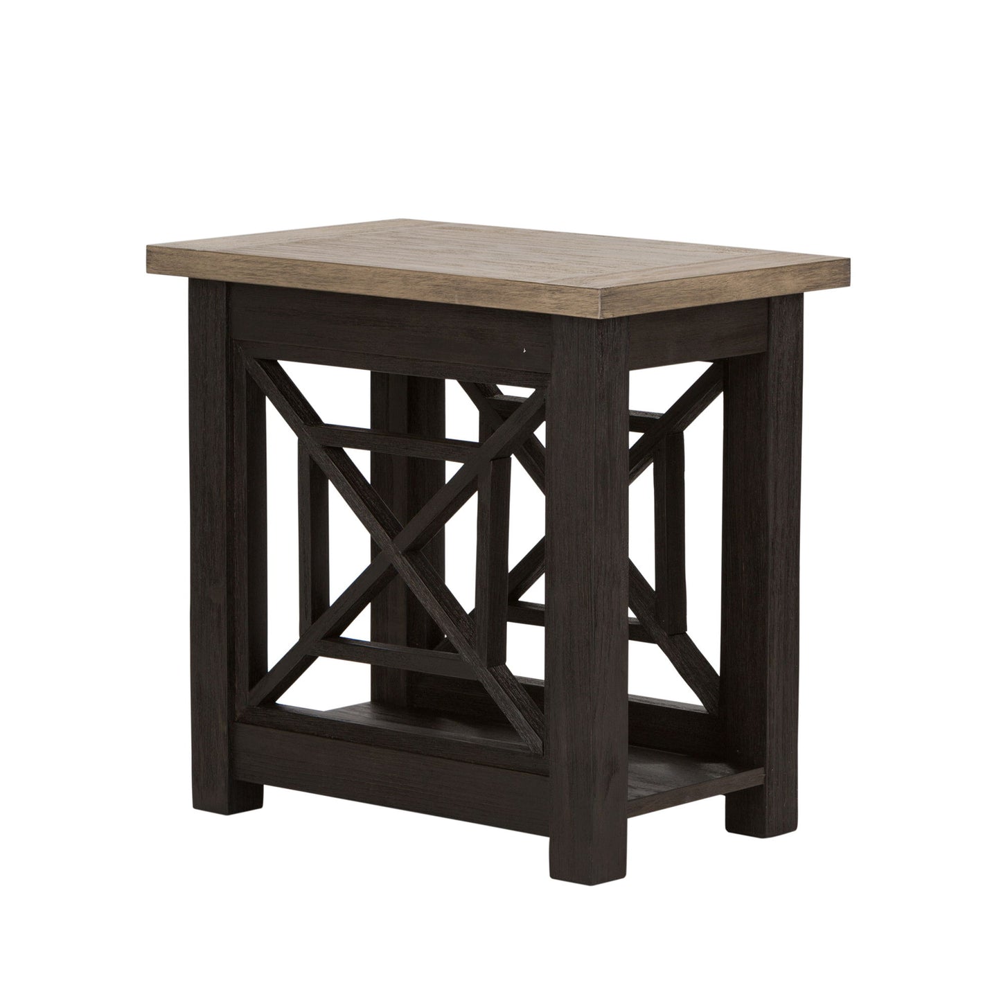Heatherbrook - Chair Side Table - Black - Hornell Furniture Outlet