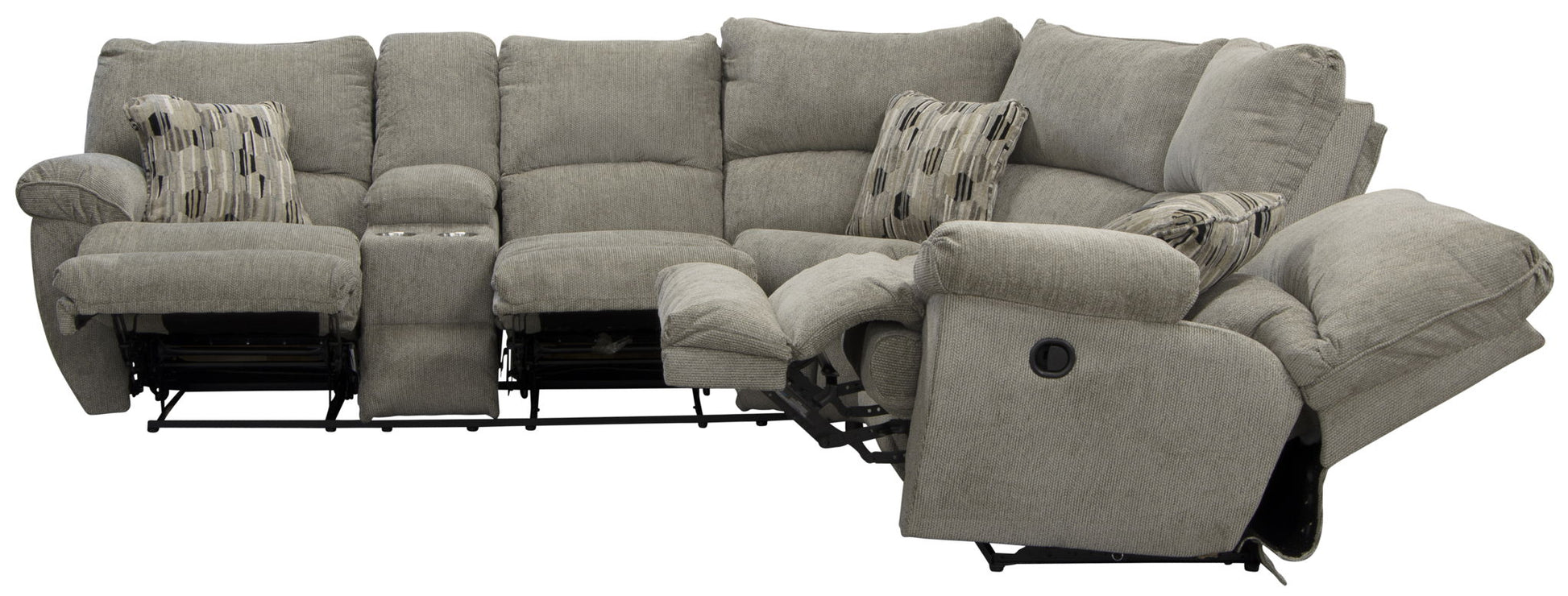 Elliott - Reclining Sectional - Hornell Furniture Outlet