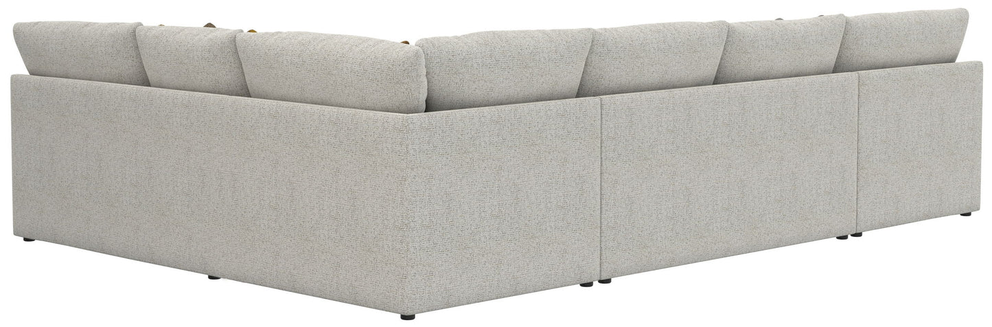 Tori - Sectional With Comfort Coil Seating And Accent Pillows Included - Hornell Furniture Outlet