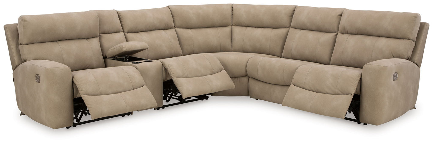 Next - gen Durapella - Power Reclinering Sectional Set - Hornell Furniture Outlet
