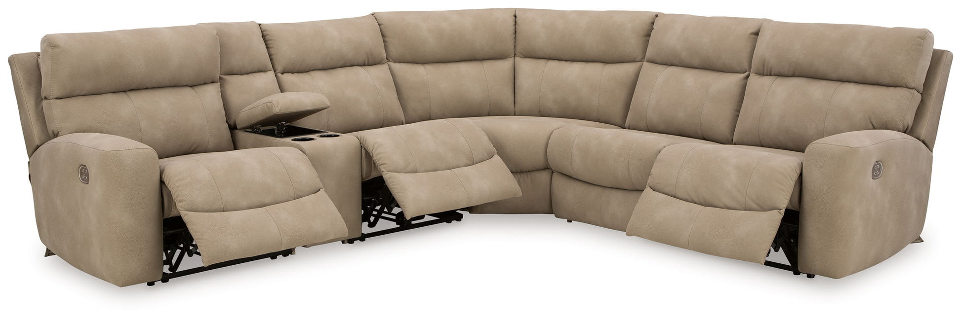 Next - gen Durapella - Power Reclinering Sectional Set - Hornell Furniture Outlet