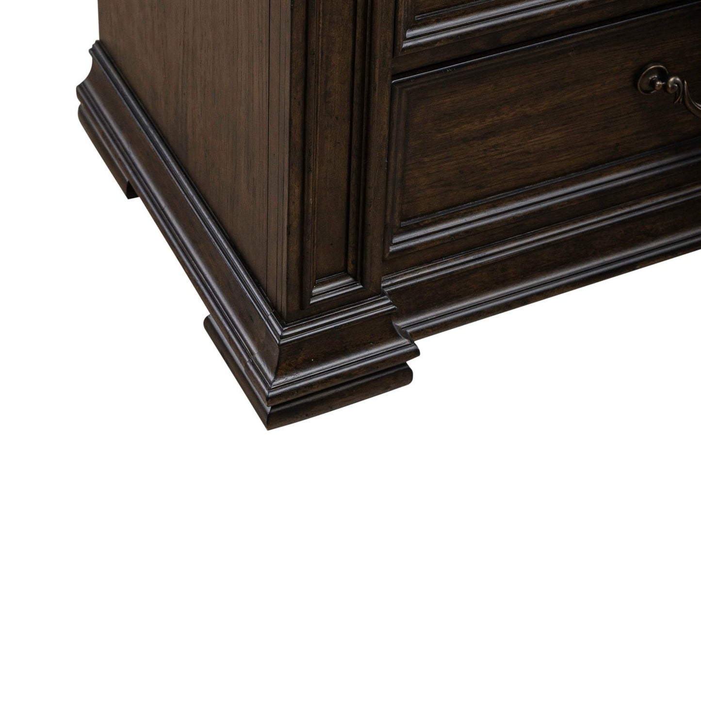 Provence Park - Dresser & Mirror - Brown - Hornell Furniture Outlet