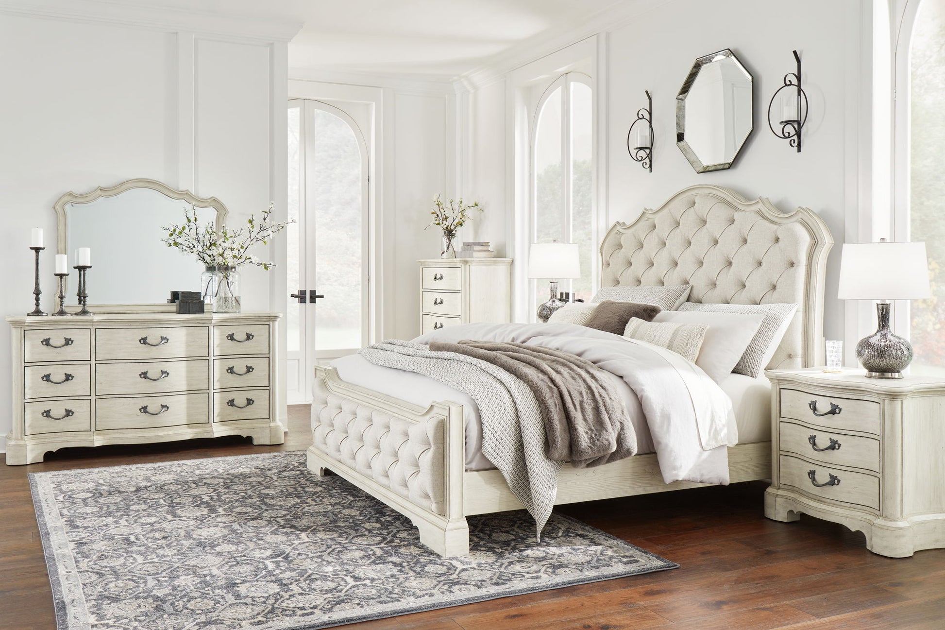 Arlendyne - Upholstered Bedroom Set - Hornell Furniture Outlet