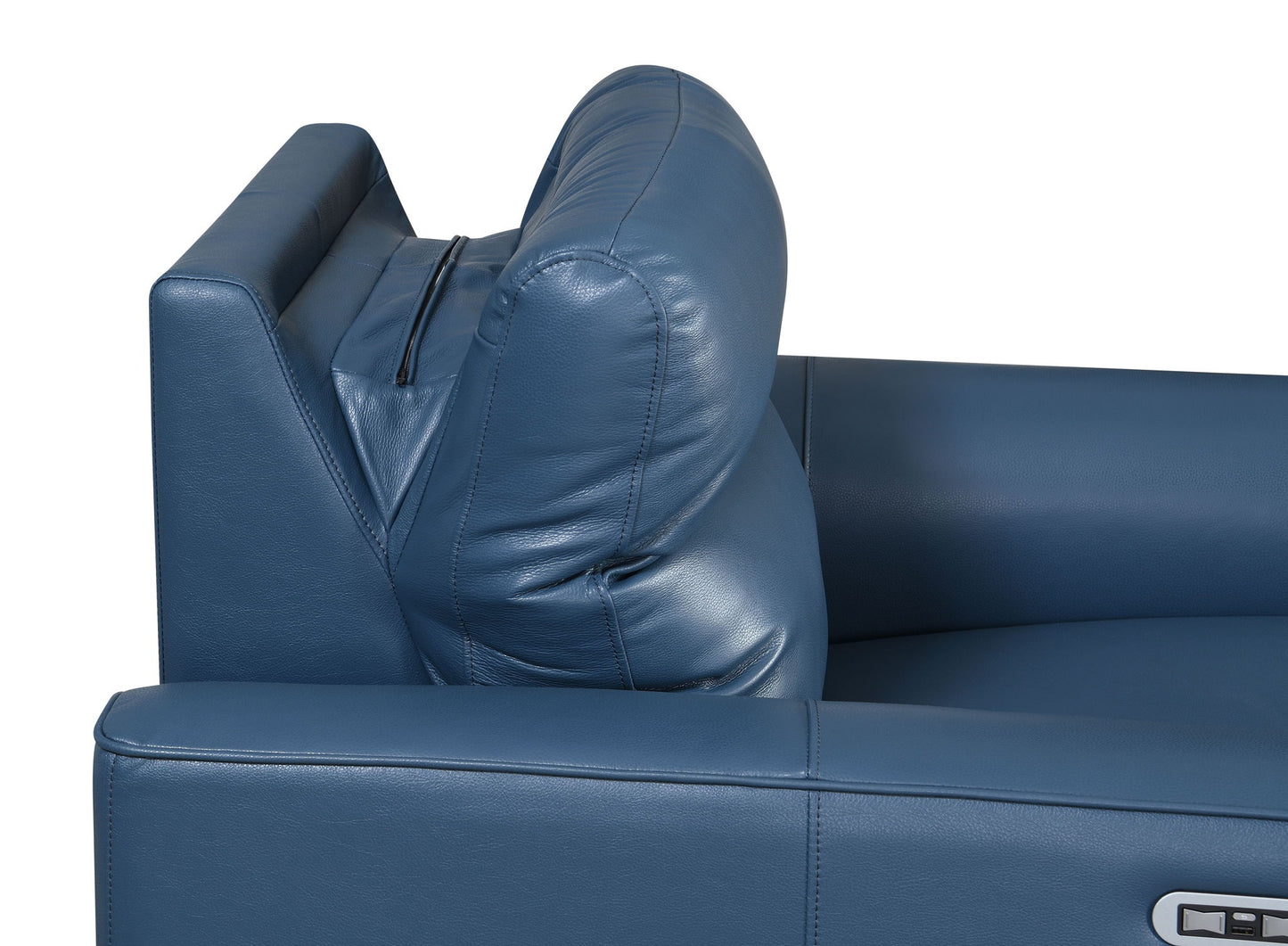 Sansa - Dual Power Reclining Chair - Ocean - Hornell Furniture Outlet