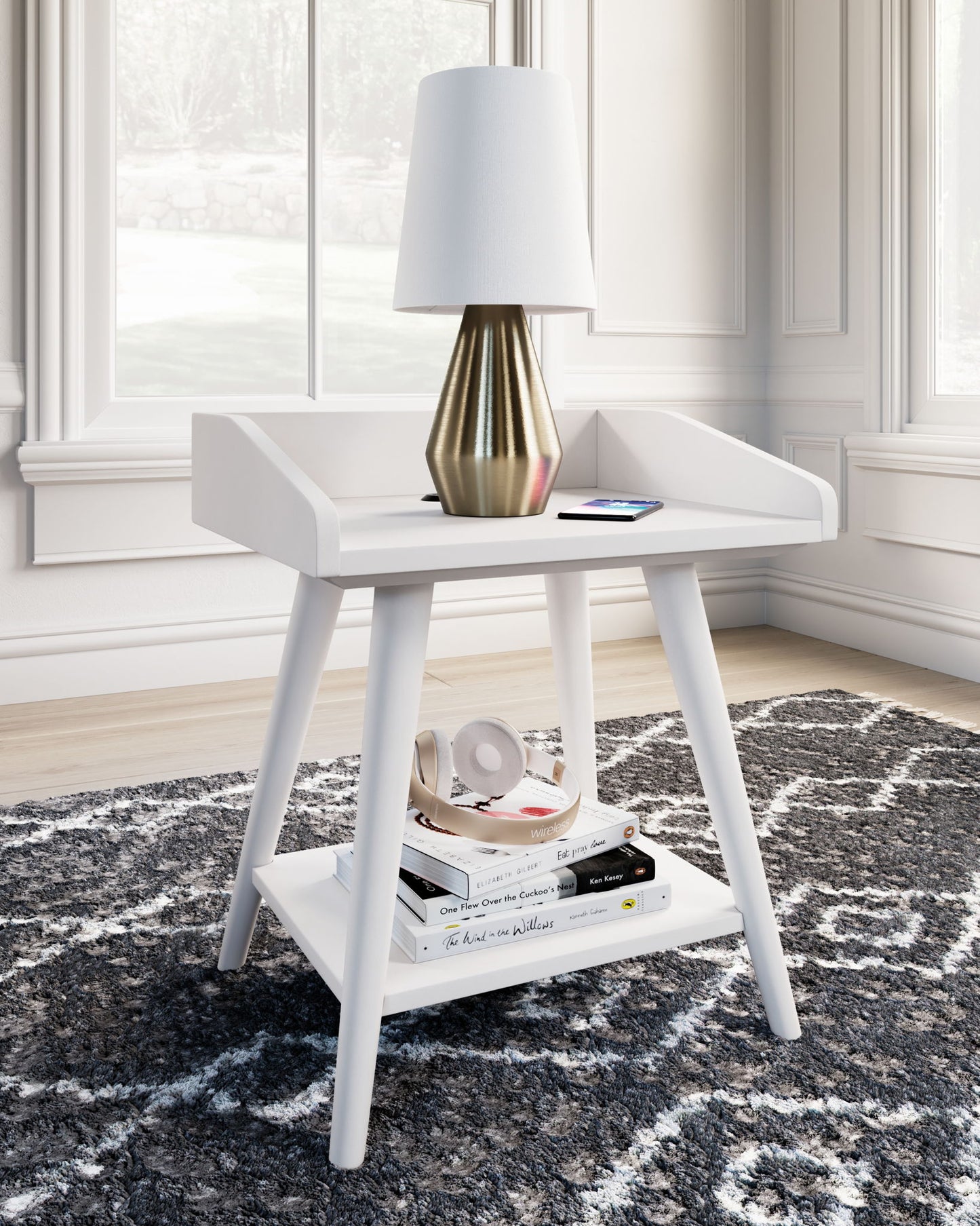 Blariden - White - Accent Table - Hornell Furniture Outlet