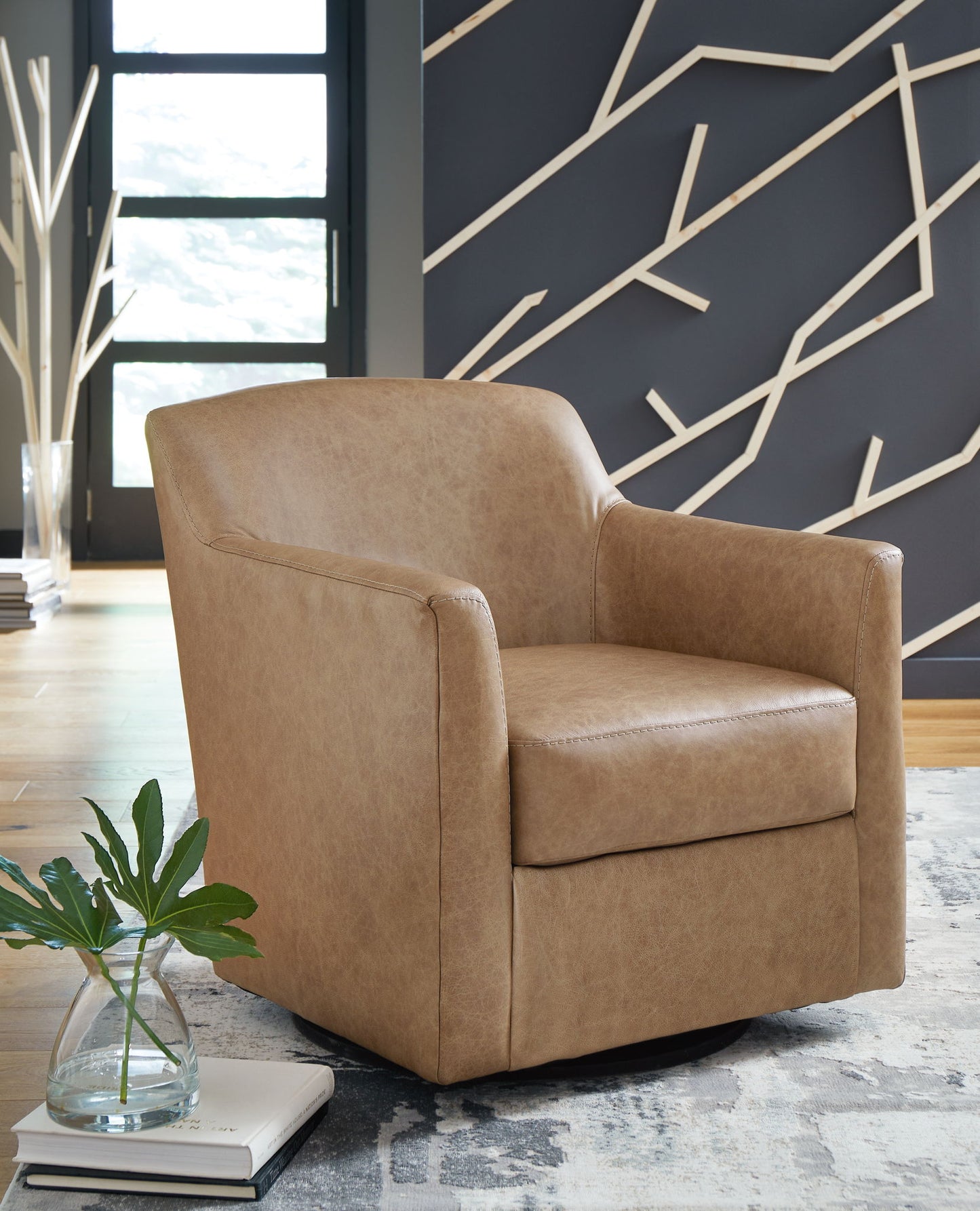 Bradney - Swivel Accent Chair - Hornell Furniture Outlet