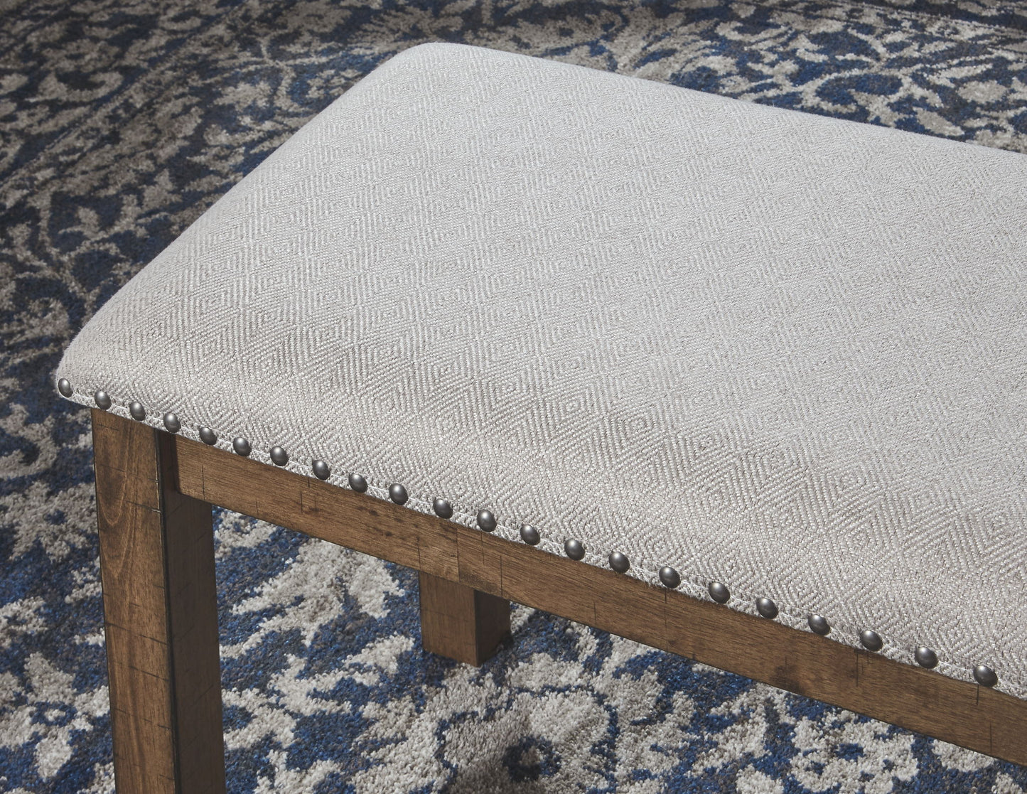 Moriville - Beige - Upholstered Bench - Hornell Furniture Outlet