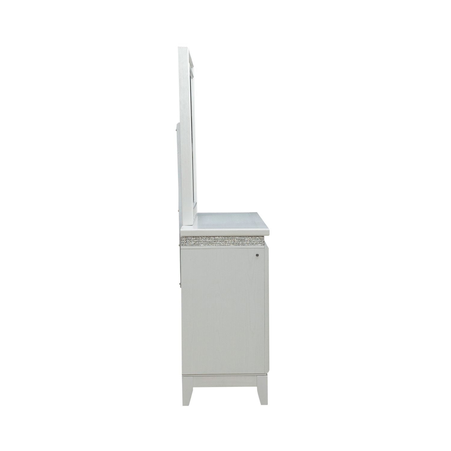Reflections - Dresser & Mirror - White - Hornell Furniture Outlet