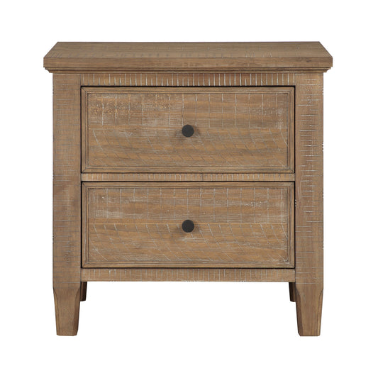 Riverdale - 2 Drawer Nightstand - Dark Brown - Hornell Furniture Outlet