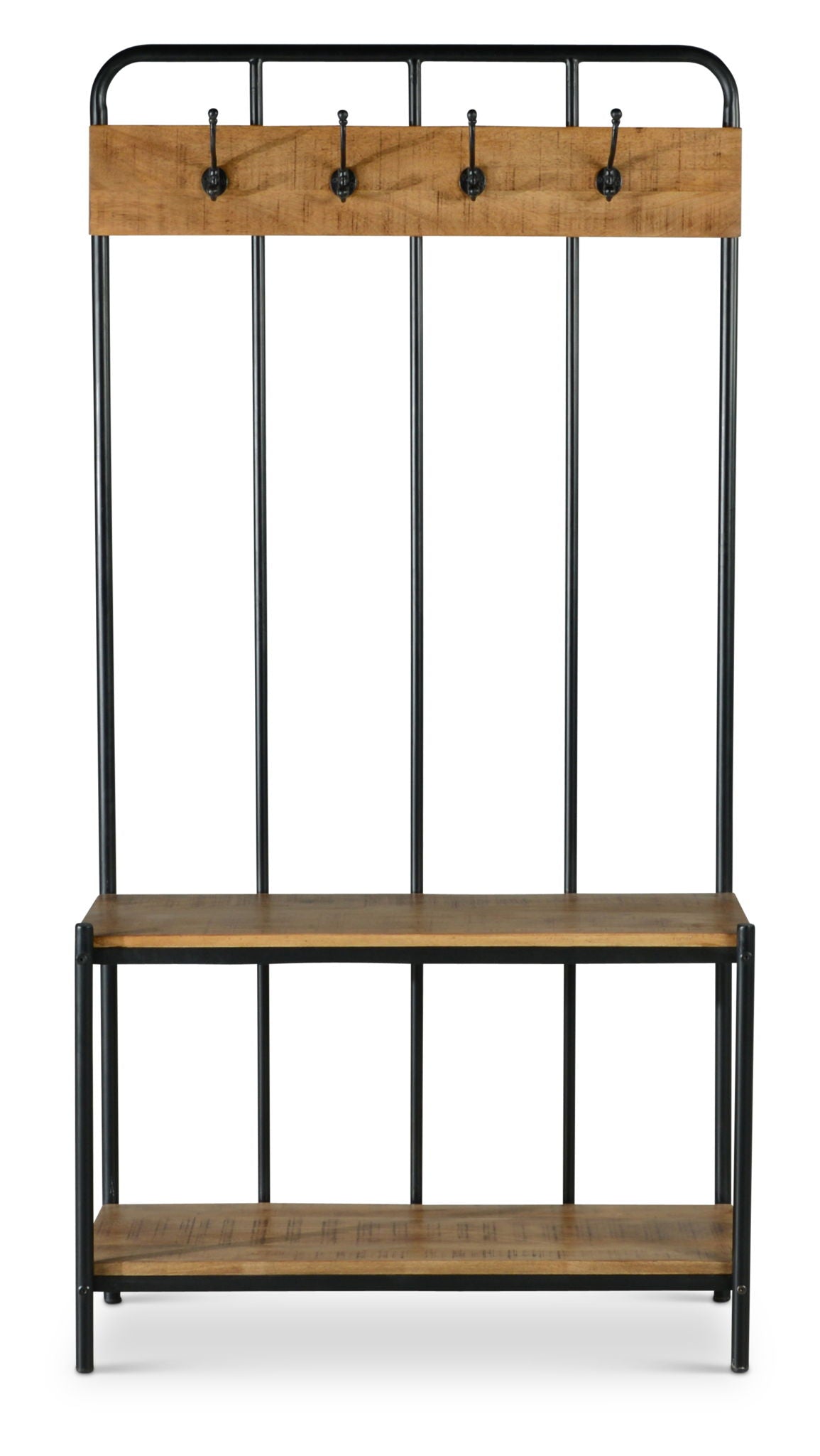 Camino - Hall Tree - Dark Brown - Hornell Furniture Outlet