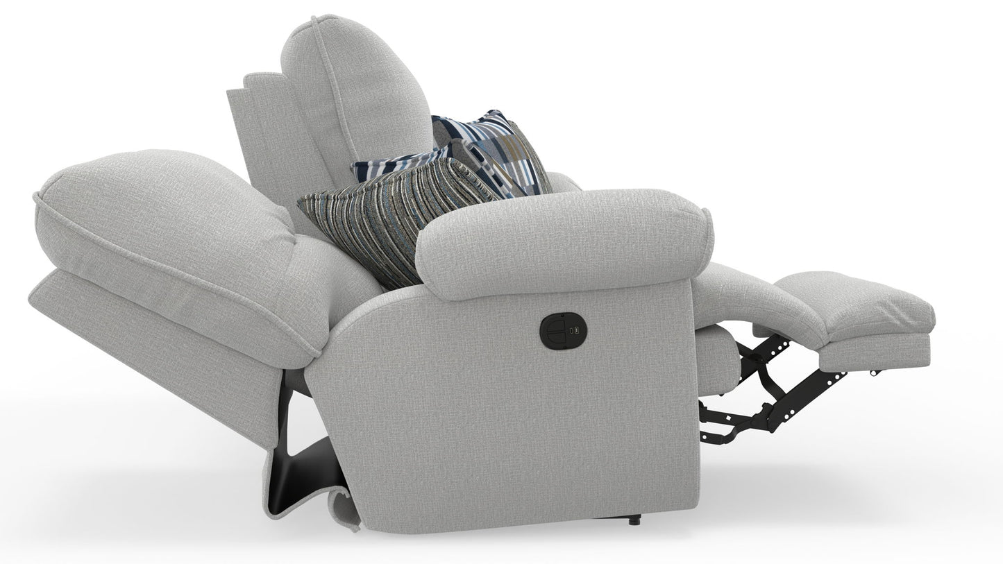 Lenny - Power Lay Flat Reclining Sofa - Hornell Furniture Outlet
