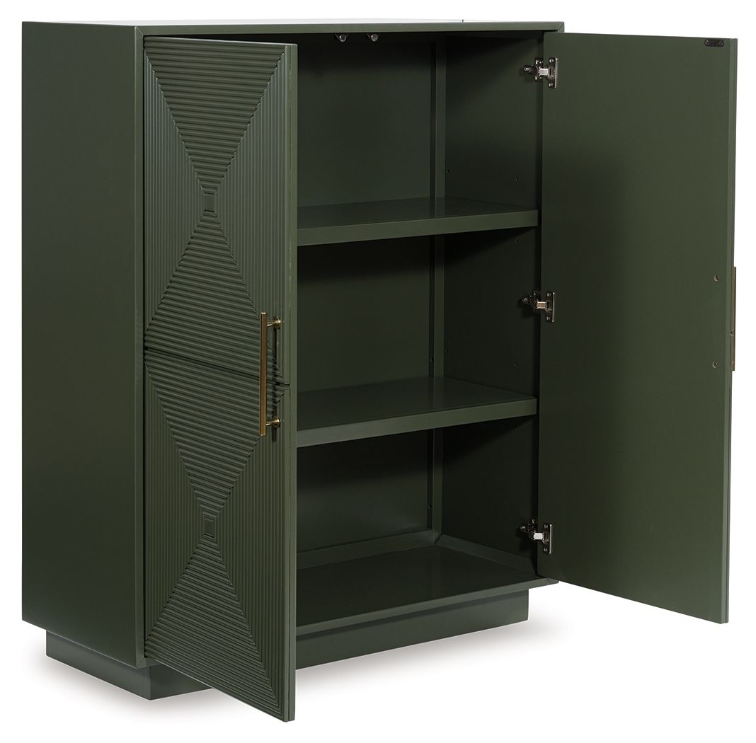 Geirwood - Dark Green - Accent Cabinet - Hornell Furniture Outlet