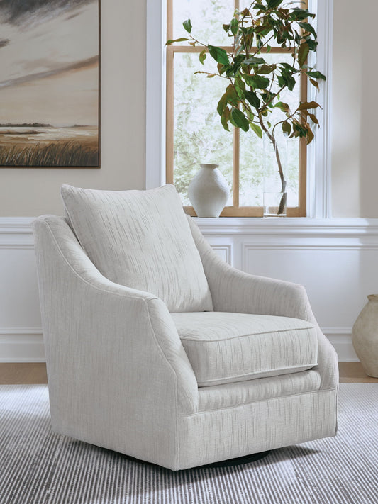 Gubbins - Swivel Accent Chair - Gray - Hornell Furniture Outlet