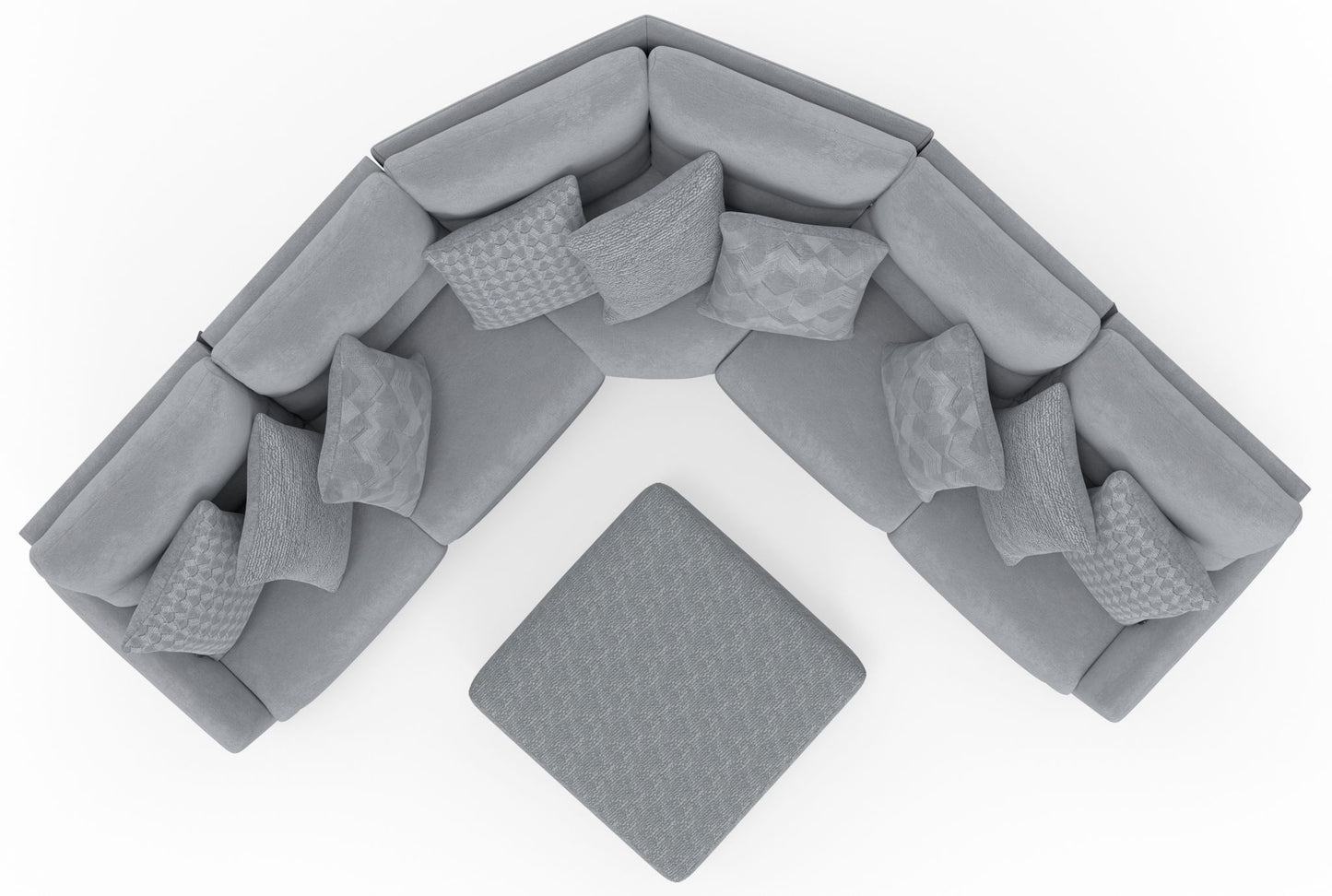 Majesty - Deep Seating Power Reclining Sectional - Hornell Furniture Outlet