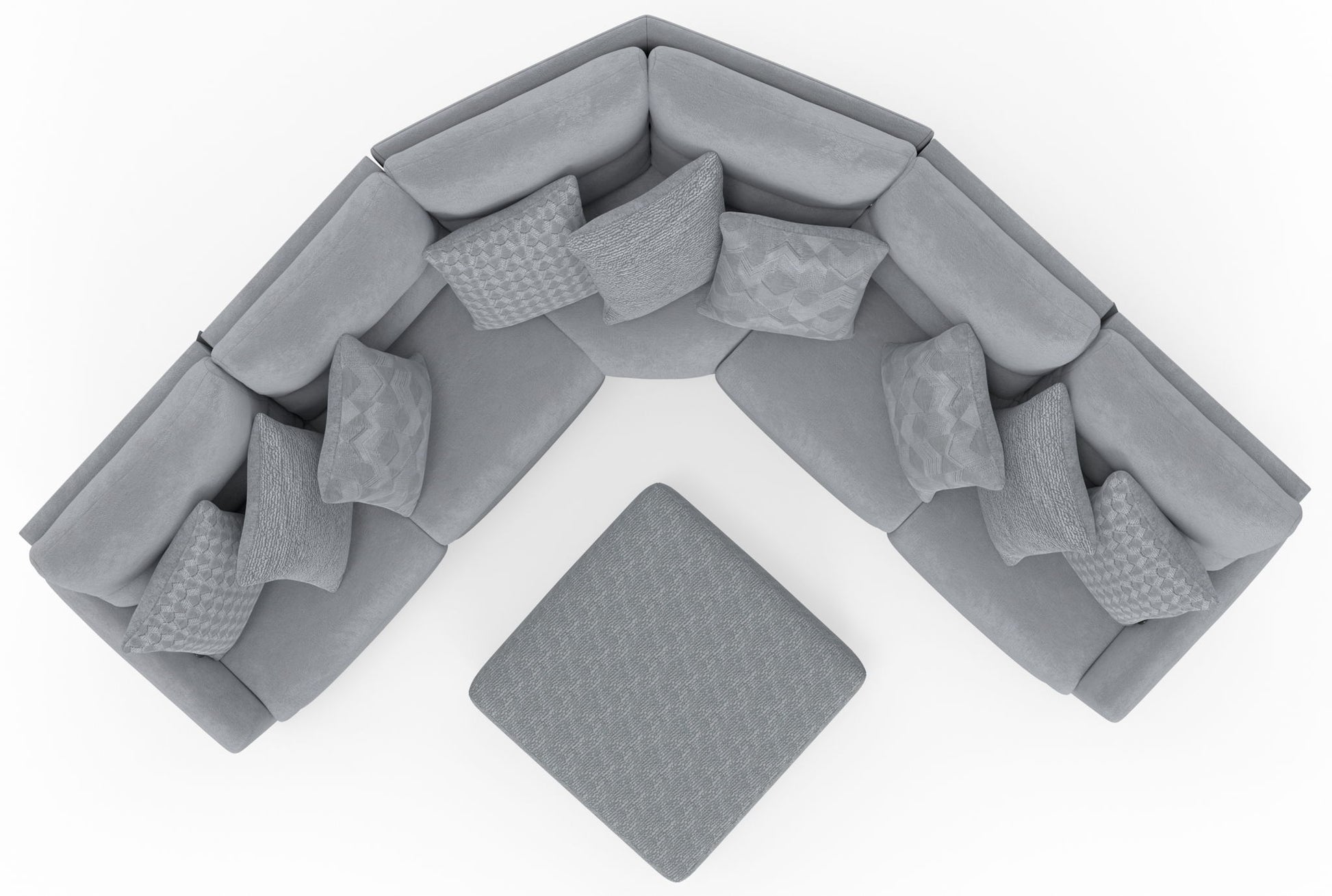 Majesty - Deep Seating Power Reclining Sectional - Hornell Furniture Outlet