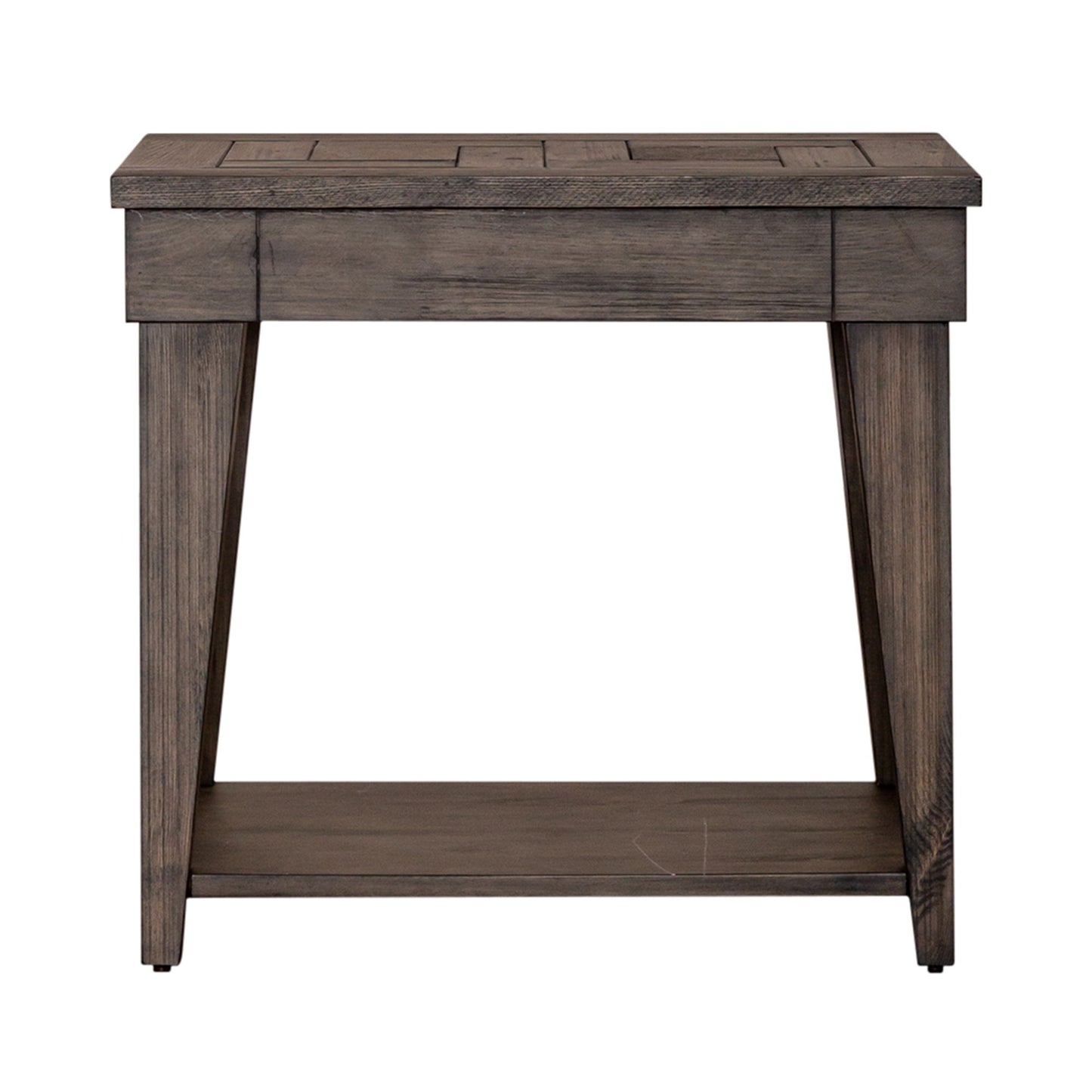 Arrowcreek - Chair Side Table - Dark Brown - Hornell Furniture Outlet
