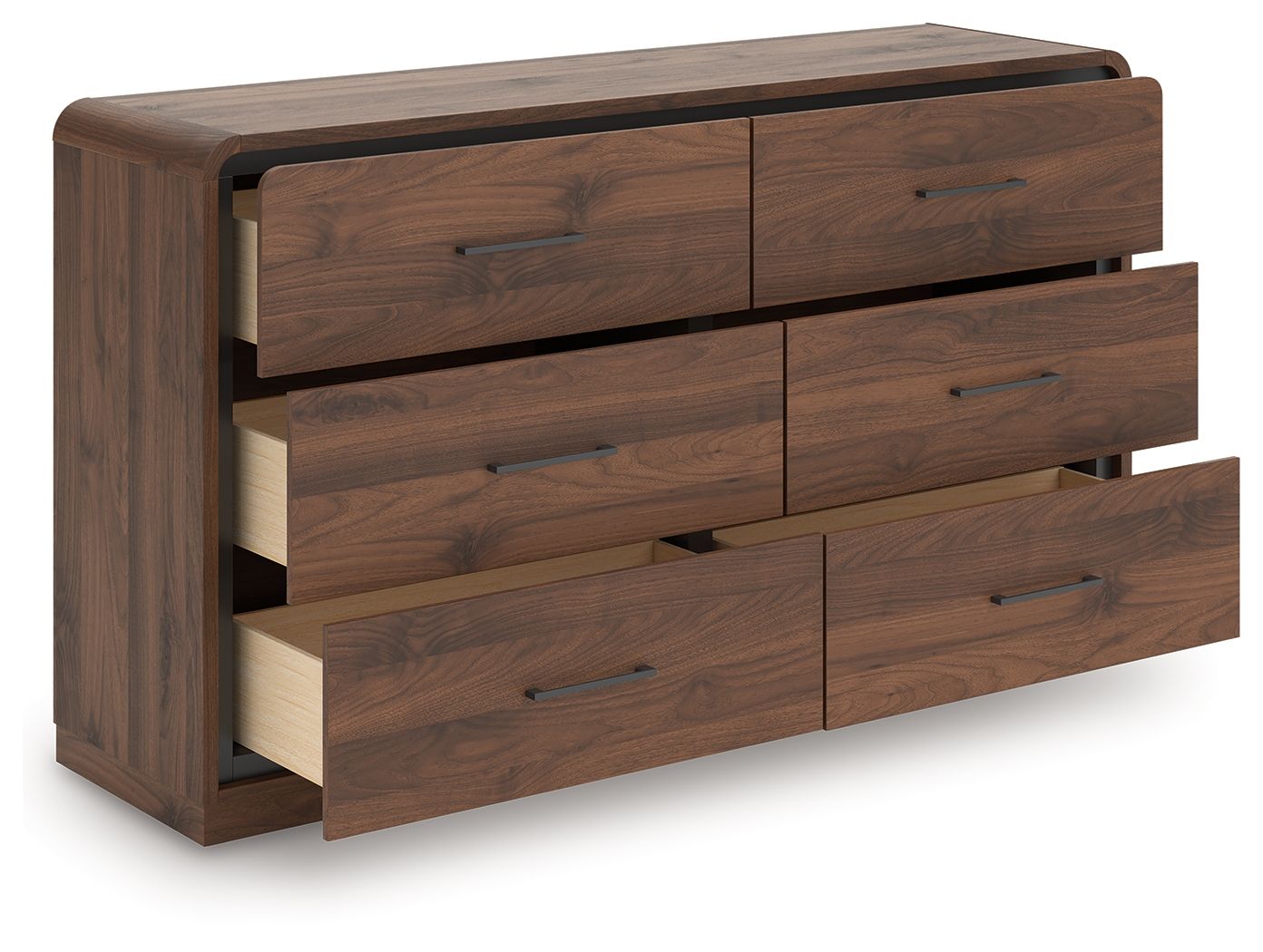 Fortlorn - Walnut Brown - Dresser - Hornell Furniture Outlet