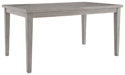 Parellen - Gray - Rectangular Dining Room Table - Hornell Furniture Outlet