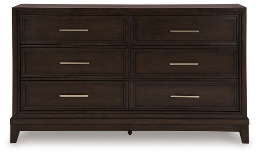 Neymorton - Dark Grayish Brown - Dresser - Hornell Furniture Outlet