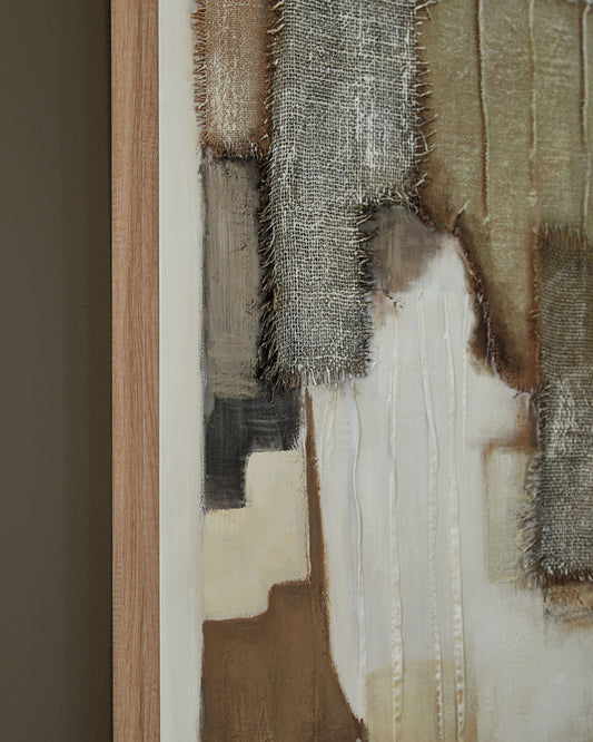Wylander - Tan / Brown / Gray - Wall Art - Hornell Furniture Outlet