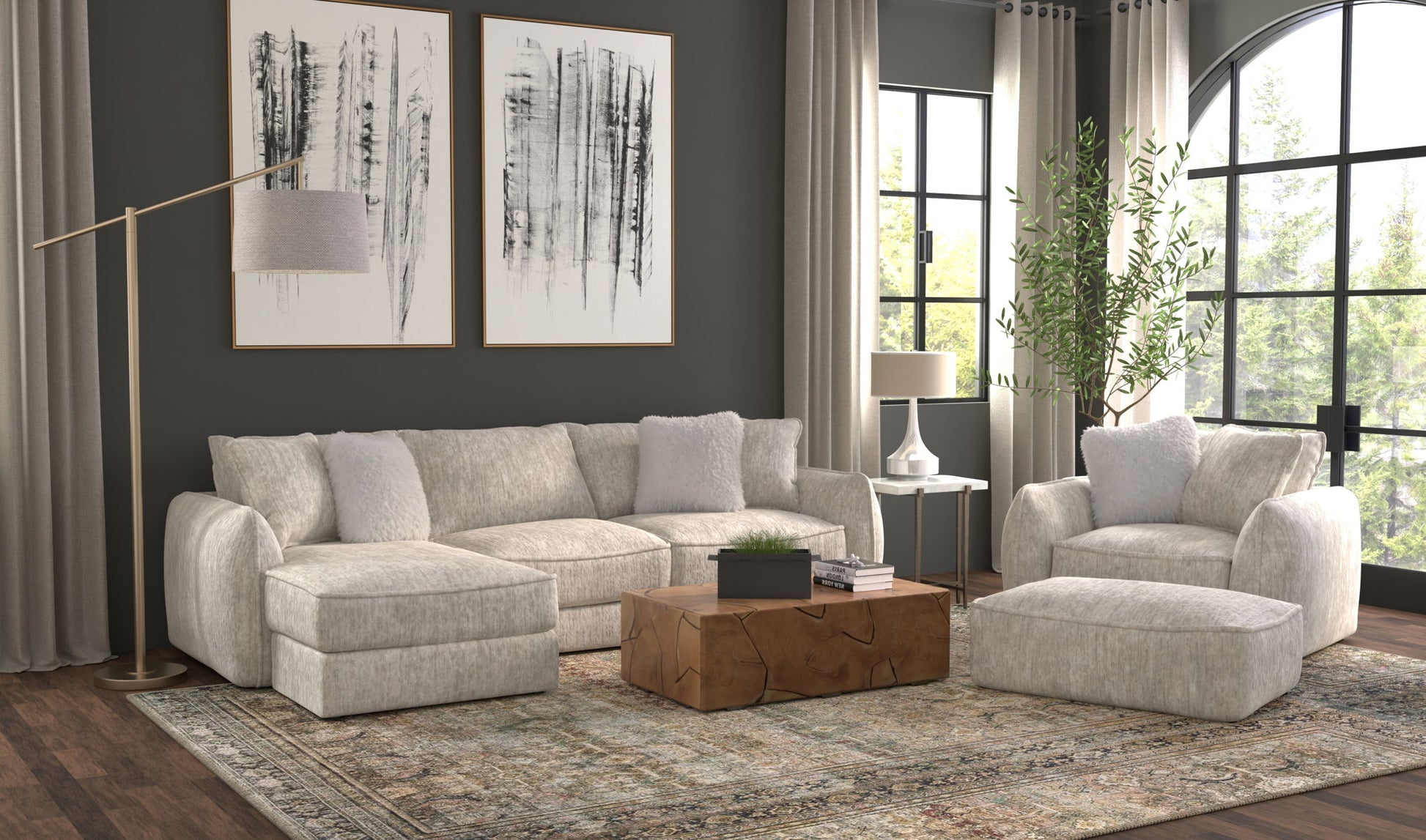 Bucktown - Sectional Sofa - Hornell Furniture Outlet