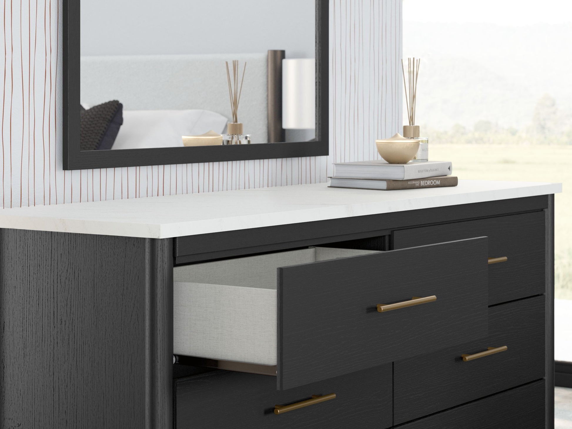 Cadmori - Six Drawer Dresser - Hornell Furniture Outlet