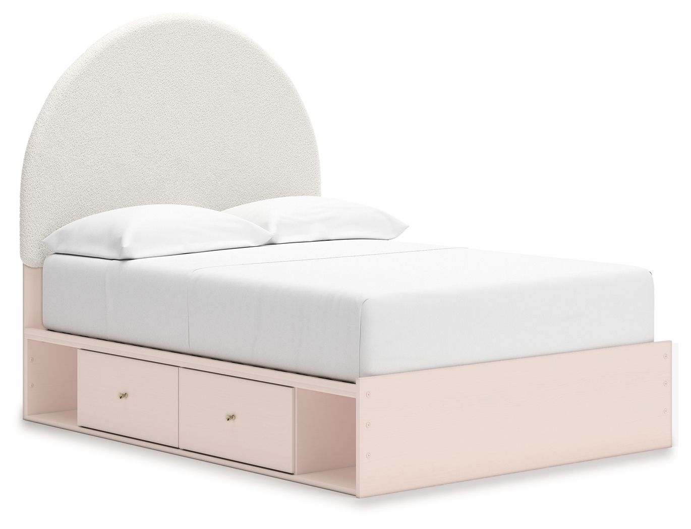 Wistenpine - Upholstered Panel Bed With Storage - Hornell Furniture Outlet