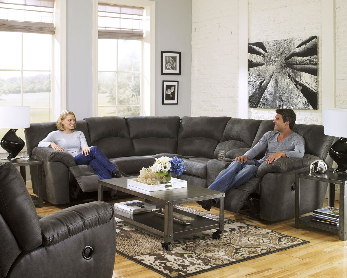 Tambo - Reclining Sectional - Hornell Furniture Outlet