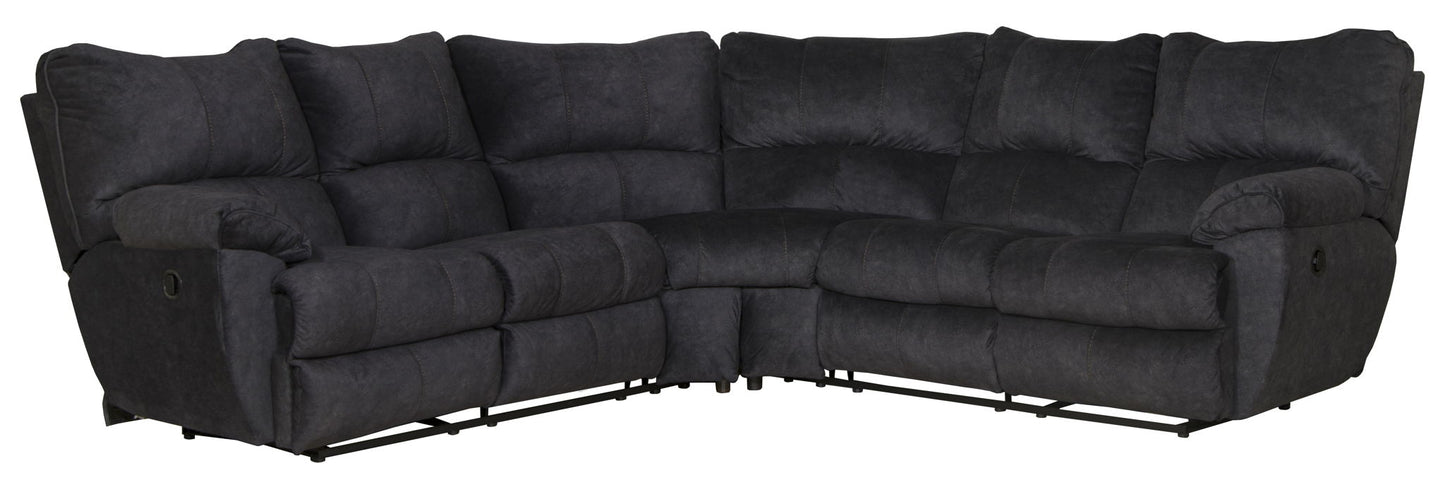 Shane - 2 Piece Reclining Sectional - Hornell Furniture Outlet