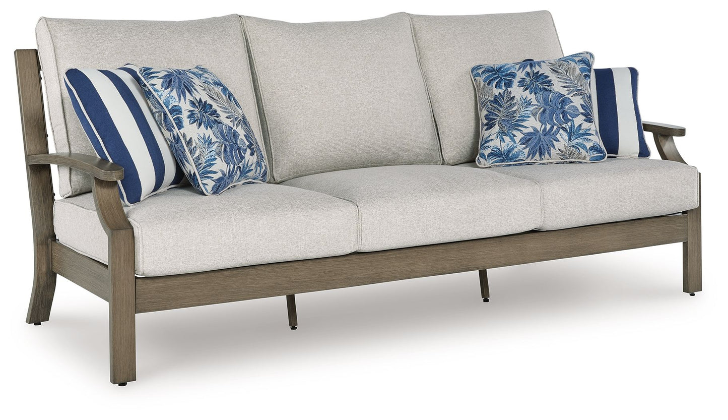 Rainier Ranch - Brown / Beige - Sofa With Cushion - Hornell Furniture Outlet