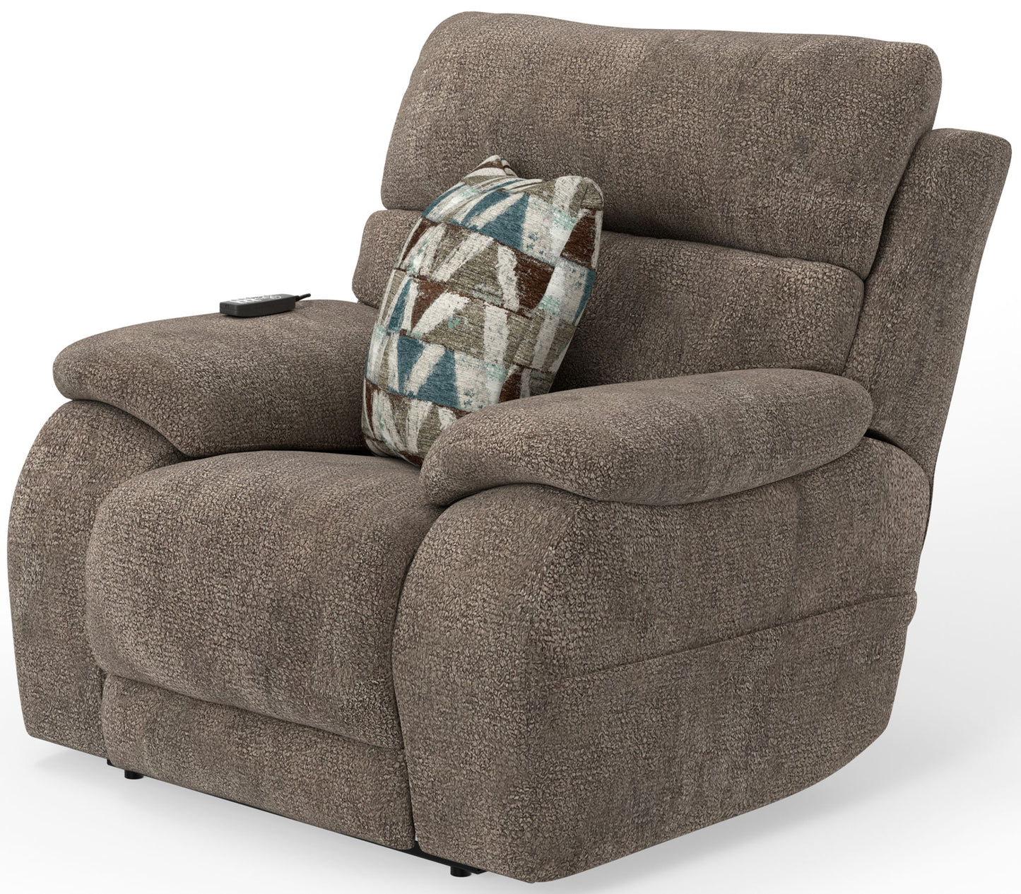 Joya - Power Lay Zero Gravity Recliner With Power Adjustable Headrest And CR3 Heat/Massage/Lumbar/ZG - Mushroom - Hornell Furniture Outlet