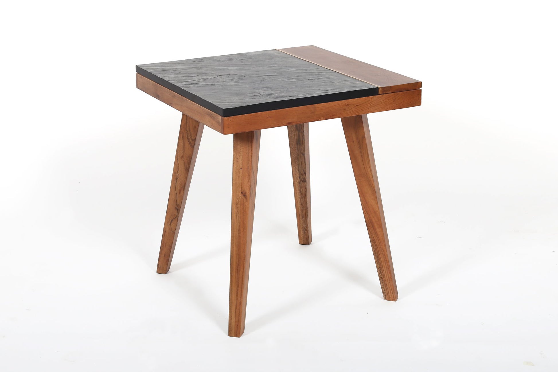 Caspian - Square End Table - Brown - Hornell Furniture Outlet