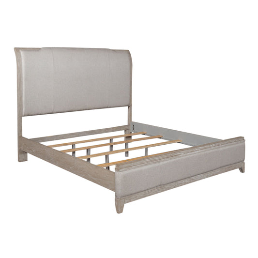 Belmar - Upholstered Bed, Dresser & Mirror Set - Hornell Furniture Outlet