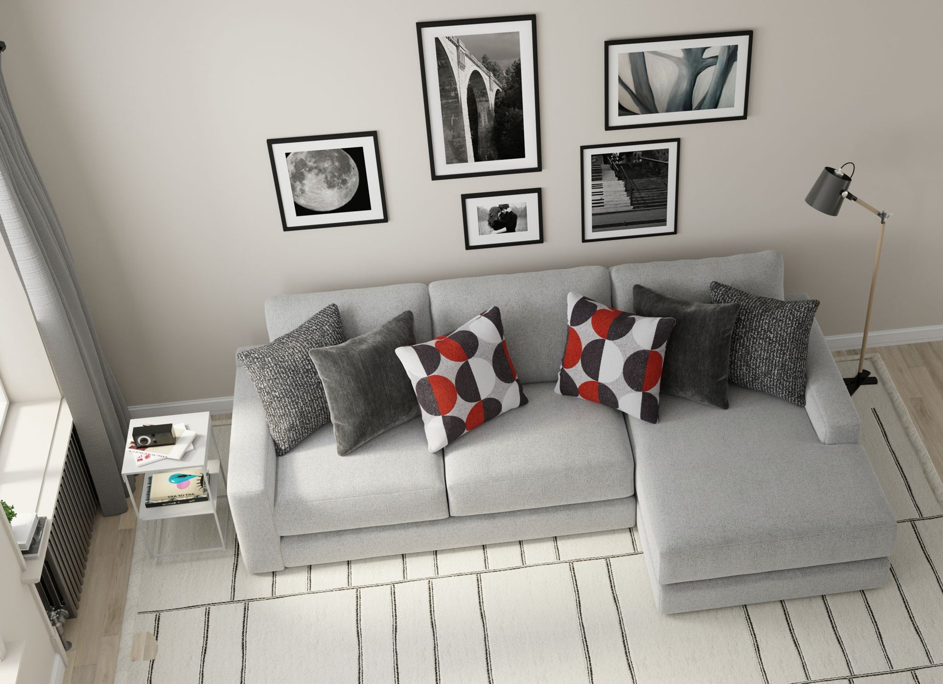 Arlo - Oversized Sofa Chaise - Hornell Furniture Outlet