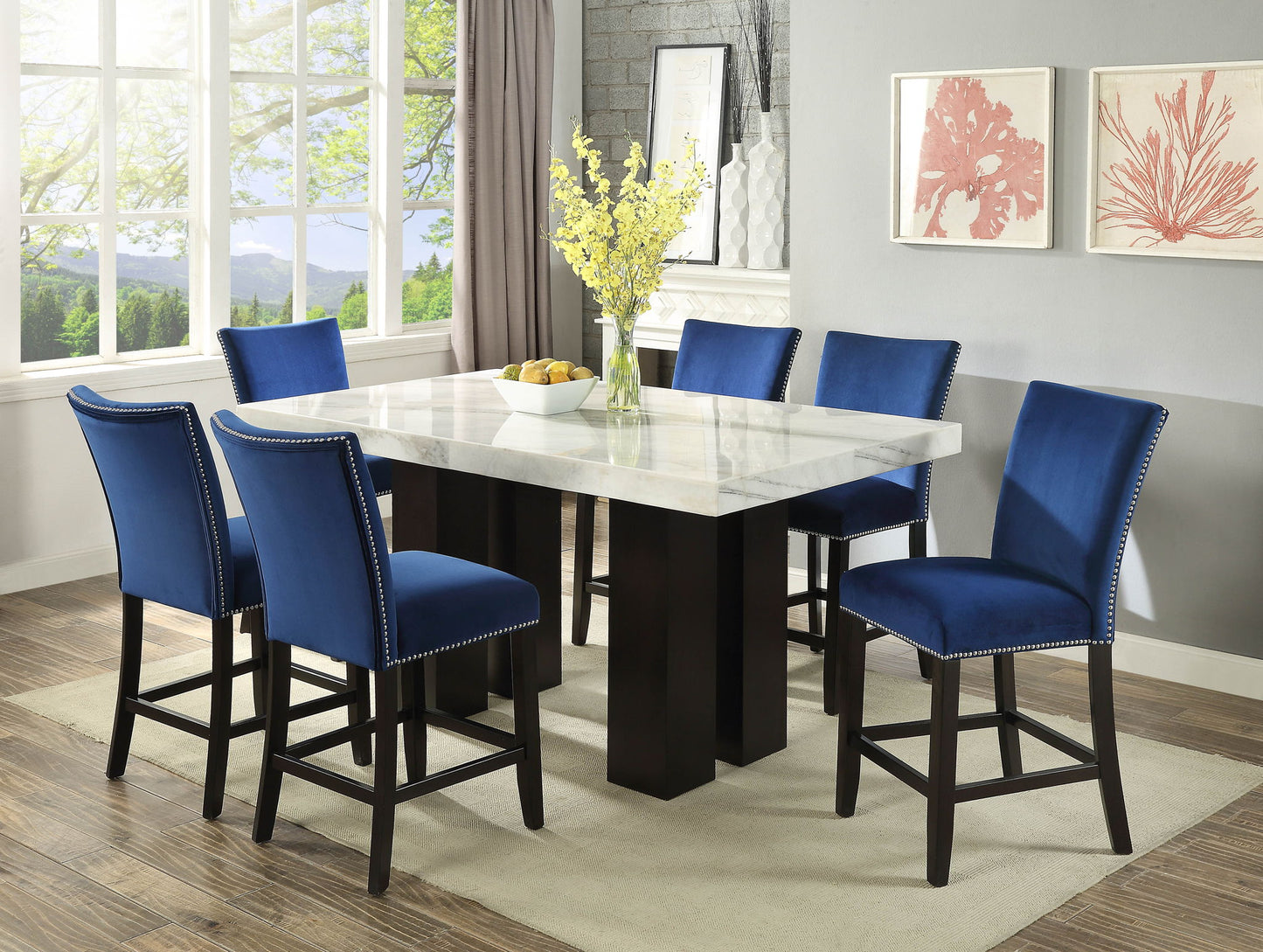 Camila - Rectangular Counter Dining Set - Hornell Furniture Outlet
