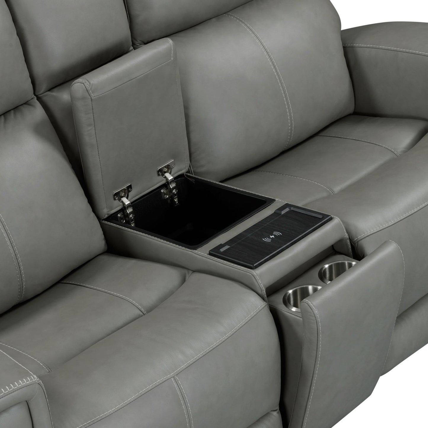 Camden - Loveseat With Console P3 & ZW - Hornell Furniture Outlet
