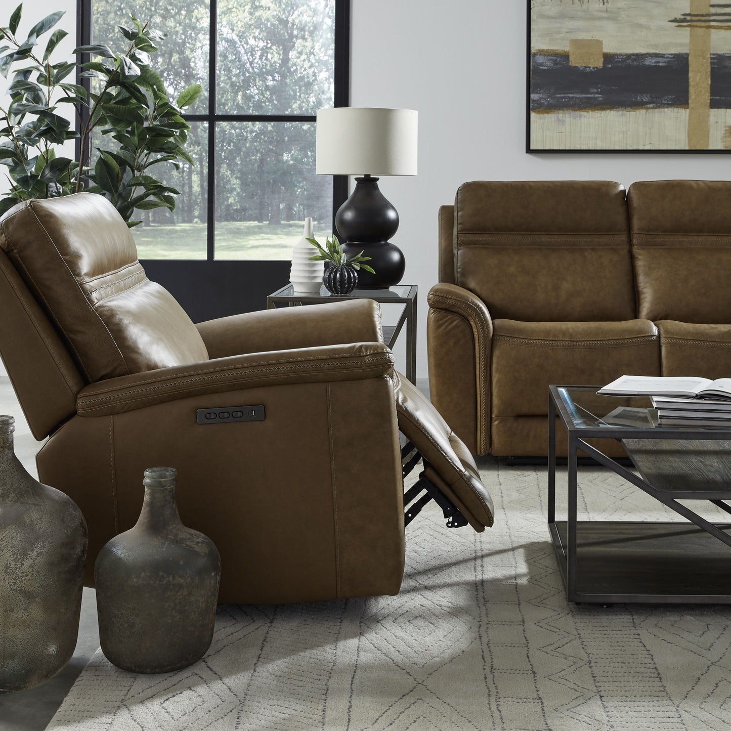 Cooper - Swivel Glider Recliner P3 - Hornell Furniture Outlet
