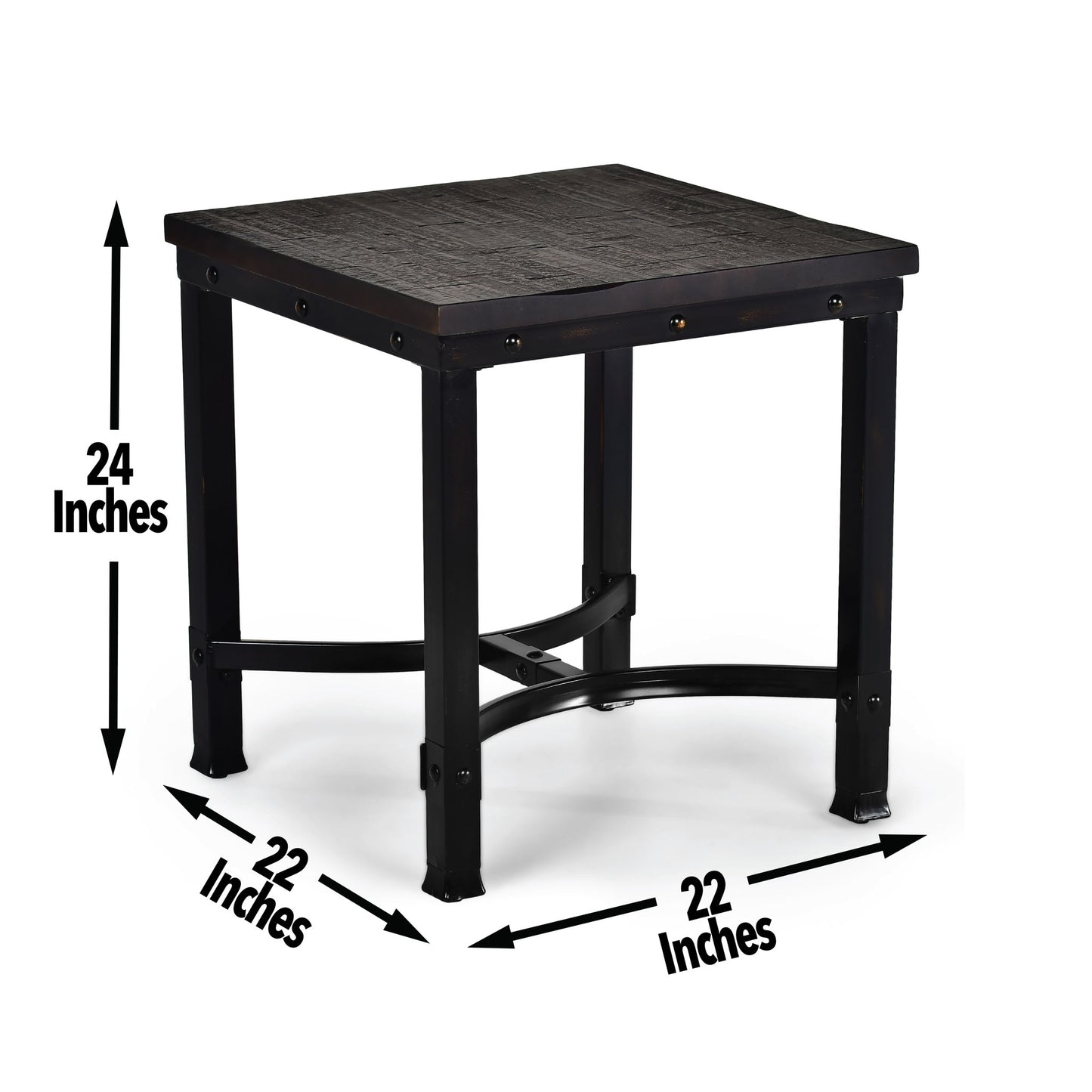 Ambrose - 3 Piece Table Set - Brown - Hornell Furniture Outlet