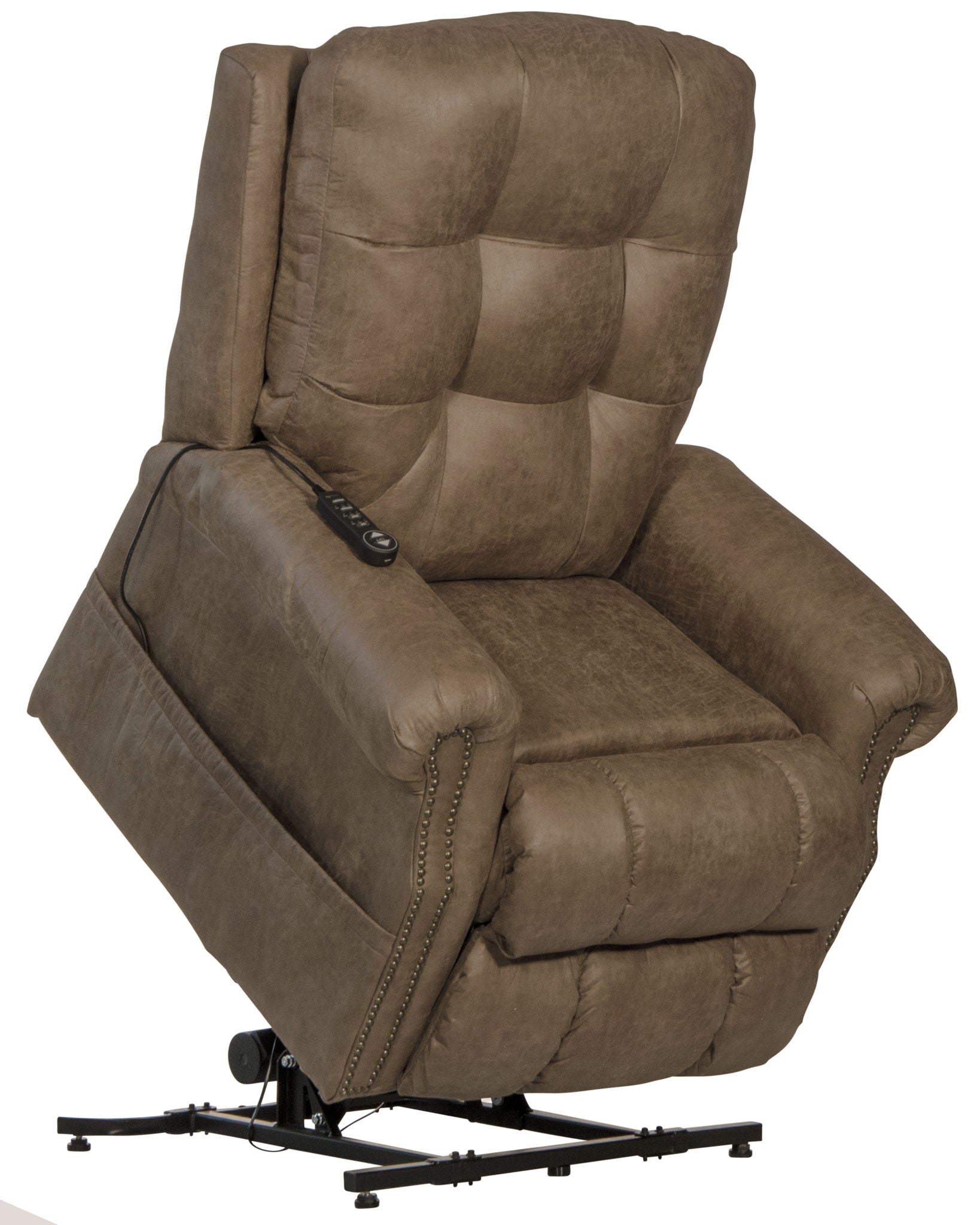 Ramsey - Power Lift Lay Flat Recliner With Heat & Massage - Hornell Furniture Outlet